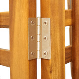 Sobna pregrada s 4 panela 161 x 2 x 170 cm masivno drvo bagrema