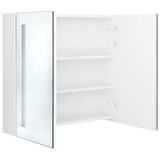 LED kupaonski ormarić s ogledalom sjajni bijeli 62 x 14 x 60 cm LED kupaonski ormarić s ogledalom sjajni bijeli 62 x 14 x 60 cm