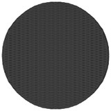 Čajni stolić crni 68 x 68 x 30 cm od poliratana