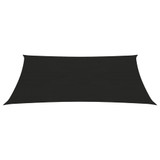 Jedro za zaštitu od sunca 160 g/m² crno 4 x 5 m HDPE