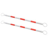 Uvlačive prečke za prometne čunjeve 2 kom plastične 130-215 cm