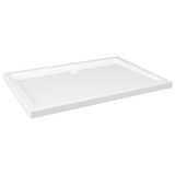 vidaXL Pravokutna ABS tuš-kada bijela 80 x 110 cm vidaXL Pravokutna ABS tuš-kada bijela 80 x 110 cm