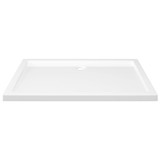 vidaXL Pravokutna ABS tuš-kada bijela 80 x 110 cm vidaXL Pravokutna ABS tuš-kada bijela 80 x 110 cm