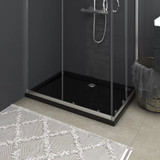 Pravokutna ABS tuš-kada crna 80 x 110 cm Pravokutna ABS tuš-kada crna 80 x 110 cm
