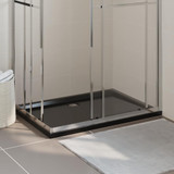 Pravokutna ABS tuš-kada crna 80 x 110 cm Pravokutna ABS tuš-kada crna 80 x 110 cm