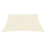 Jedro za zaštitu od sunca 160 g/m² krem 2,5 x 2,5 m HDPE