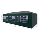 Šator za zabave 3 x 9 m zeleni Šator za zabave 3 x 9 m zeleni