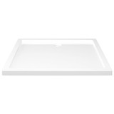 Pravokutna ABS tuš-kada bijela 80 x 90 cm Pravokutna ABS tuš-kada bijela 80 x 90 cm