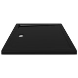 Pravokutna ABS tuš-kada crna 80 x 90 cm Pravokutna ABS tuš-kada crna 80 x 90 cm