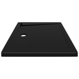 Pravokutna ABS tuš-kada crna 80 x 100 cm Pravokutna ABS tuš-kada crna 80 x 100 cm