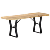 Klupa od masivnog drva manga 110 cm Klupa od masivnog drva manga 110 cm