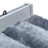 Zastor protiv insekata srebrni 120 x 220 cm šenil