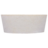 Umivaonik krem Ø 40 x 15 cm mramorni