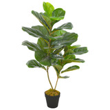 Umjetni lirasti fikus s posudom zeleni 90 cm Umjetni lirasti fikus s posudom zeleni 90 cm