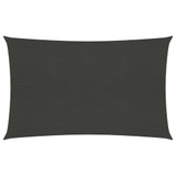 Jedro za zaštitu od sunca 160 g/m² antracit 4 x 7 m HDPE