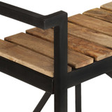 Kuhinjska kolica 87 x 36 x 81 cm od masivnog drva manga