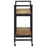 Kuhinjska kolica 87x 36 x 81 cm od masivnog obnovljenog drva