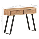 Konzolni stol 100 x 35 x 76 cm od masivnog bagremovog drva Konzolni stol 100 x 35 x 76 cm od masivnog bagremovog drva