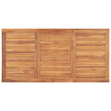 Vrtni blagovaonski stol 160 x 80 x 77 cm od masivne tikovine