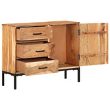 Komoda 88 x 30 x 73 cm od masivnog bagremovog drva Komoda 88 x 30 x 73 cm od masivnog bagremovog drva