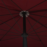 Vrtni suncobran sa šipkom 200 x 130 cm bordo Vrtni suncobran sa šipkom 200 x 130 cm bordo
