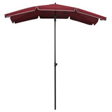 Vrtni suncobran sa šipkom 200 x 130 cm bordo Vrtni suncobran sa šipkom 200 x 130 cm bordo