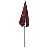 Vrtni suncobran sa šipkom 200 x 130 cm bordo Vrtni suncobran sa šipkom 200 x 130 cm bordo