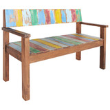 Klupa od masivnog obnovljenog drva 115 cm Klupa od masivnog obnovljenog drva 115 cm
