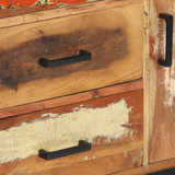 Komoda od masivnog obnovljenog drva 88 x 30 x 73 cm Komoda od masivnog obnovljenog drva 88 x 30 x 73 cm