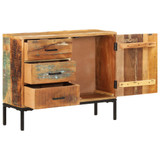 Komoda od masivnog obnovljenog drva 88 x 30 x 73 cm Komoda od masivnog obnovljenog drva 88 x 30 x 73 cm