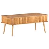 Stolić za kavu 100 x 50 x 40 cm od masivnog bagremovog drva
