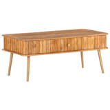 Stolić za kavu 100 x 50 x 40 cm od masivnog bagremovog drva