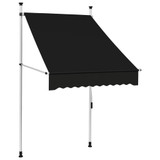 Tenda na ručno uvlačenje 100 cm antracit