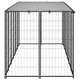 Kavez za pse crni 330 x 110 x 110 cm čelični