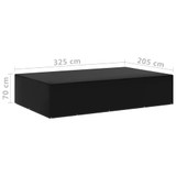 Navlake za vrtni namještaj s 12 ušica 2 kom 325 x 205 x 70 cm Navlake za vrtni namještaj s 12 ušica 2 kom 325 x 205 x 70 cm