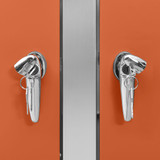 Spremište za četiri kante za smeće 276,5x77,5x115,5 cm čelično