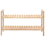 Stalak za cipele od masivnog orahovog drva 69 x 26 x 40 cm