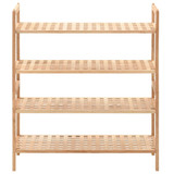 Stalak za cipele od masivnog orahovog drva 69 x 26 x 81 cm