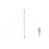 Božićno drvce s LED svjetlima 800 LED žarulja raznobojno 5 m