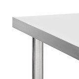 Kuhinjski radni stol s kotačima 100x45x85 cm nehrđajući čelik