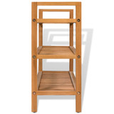 Stalak za obuću s 3 police 100x27x60 cm od masivne hrastovine Stalak za obuću s 3 police 100x27x60 cm od masivne hrastovine