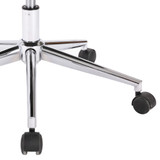 Okretne blagovaonske stolice 4 kom bijele od umjetne kože