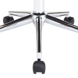 Okretne blagovaonske stolice 2 kom krem od umjetne kože