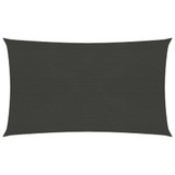 Jedro za zaštitu od sunca 160 g/m² antracit 2,5 x 5 m HDPE