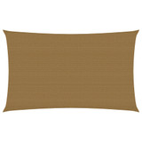 Jedro za zaštitu od sunca 160 g/m² sivosmeđe 4 x 7 m HDPE