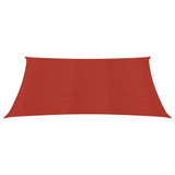 Jedro za zaštitu od sunca 160 g/m² crveno 2 x 2,5 m HDPE