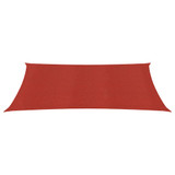 Jedro za zaštitu od sunca 160 g/m² crveno 2 x 3,5 m HDPE