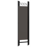 Sobna pregrada s 4 panela antracit 160 x 180 cm Sobna pregrada s 4 panela antracit 160 x 180 cm