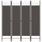 Sobna pregrada s 4 panela antracit 160 x 180 cm Sobna pregrada s 4 panela antracit 160 x 180 cm
