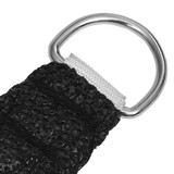 Jedro za zaštitu od sunca 160 g/m² crno 2 x 2,5 m HDPE